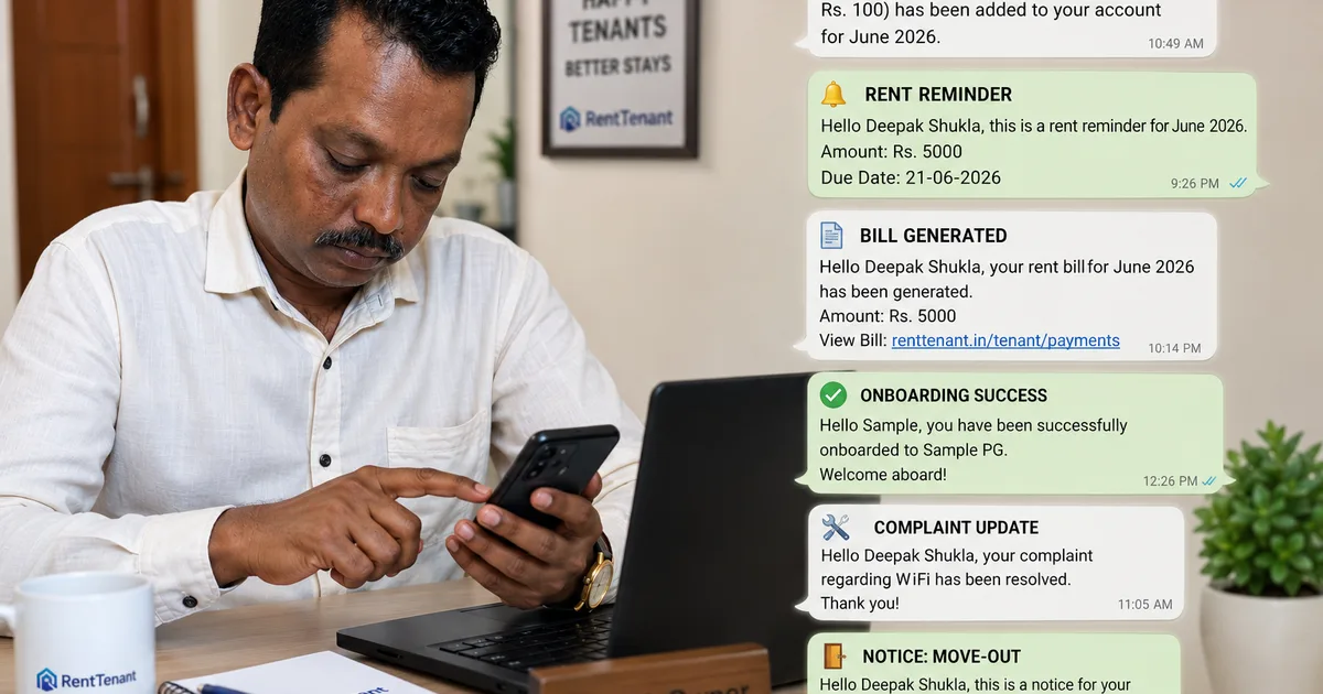 15 WhatsApp Message Templates Every PG Owner Should Save