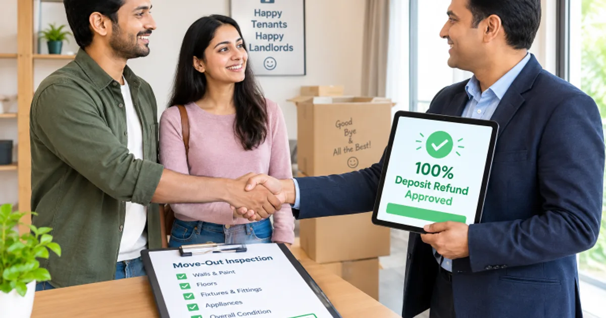 How to Get 100% Security Deposit Back When Vacating a Rental Property in India: Proactive Move-Out Strategy & Deposit Refund Guide