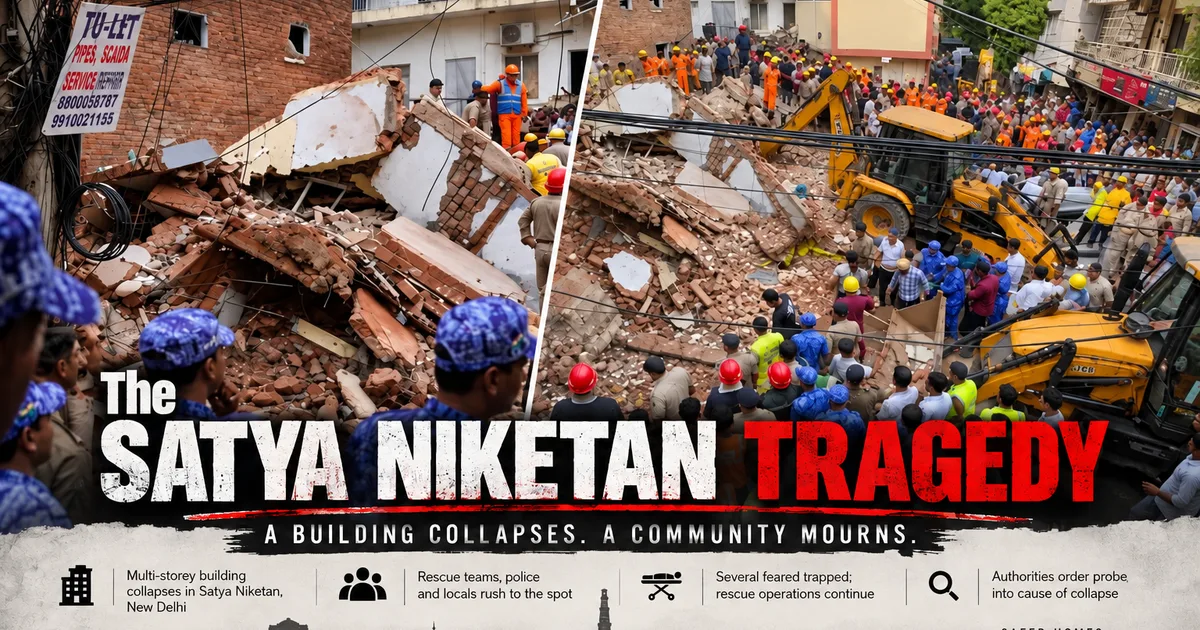 The Satya Niketan PG Collapse (2026): Structural Safety Laws, Landlord Liability & MCD Compliance for Delhi PGs