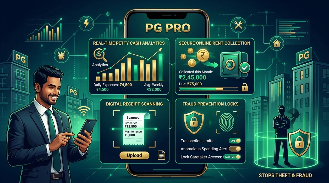 How to Track PG Expenses Digitally and Stop Caretaker Theft: An Owner's Guide